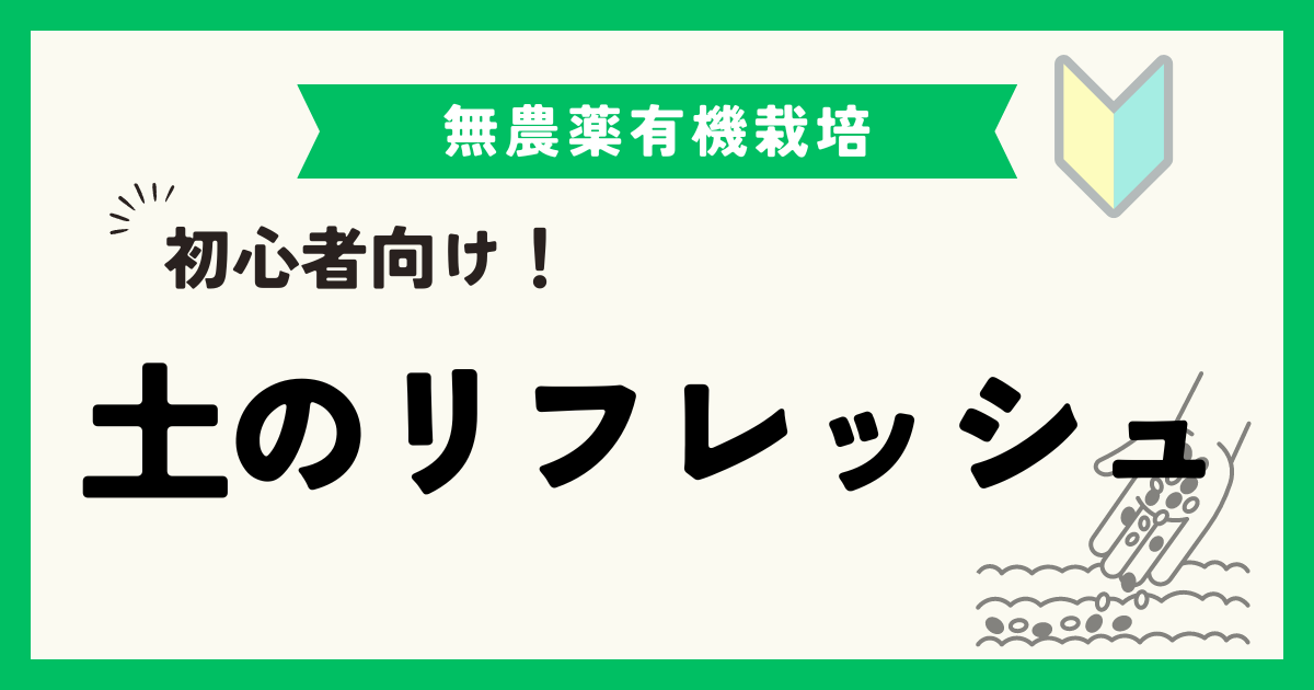 自然の力を利用！太陽熱消毒と寒おこしで初心者でも簡単に土をリフレッシュ